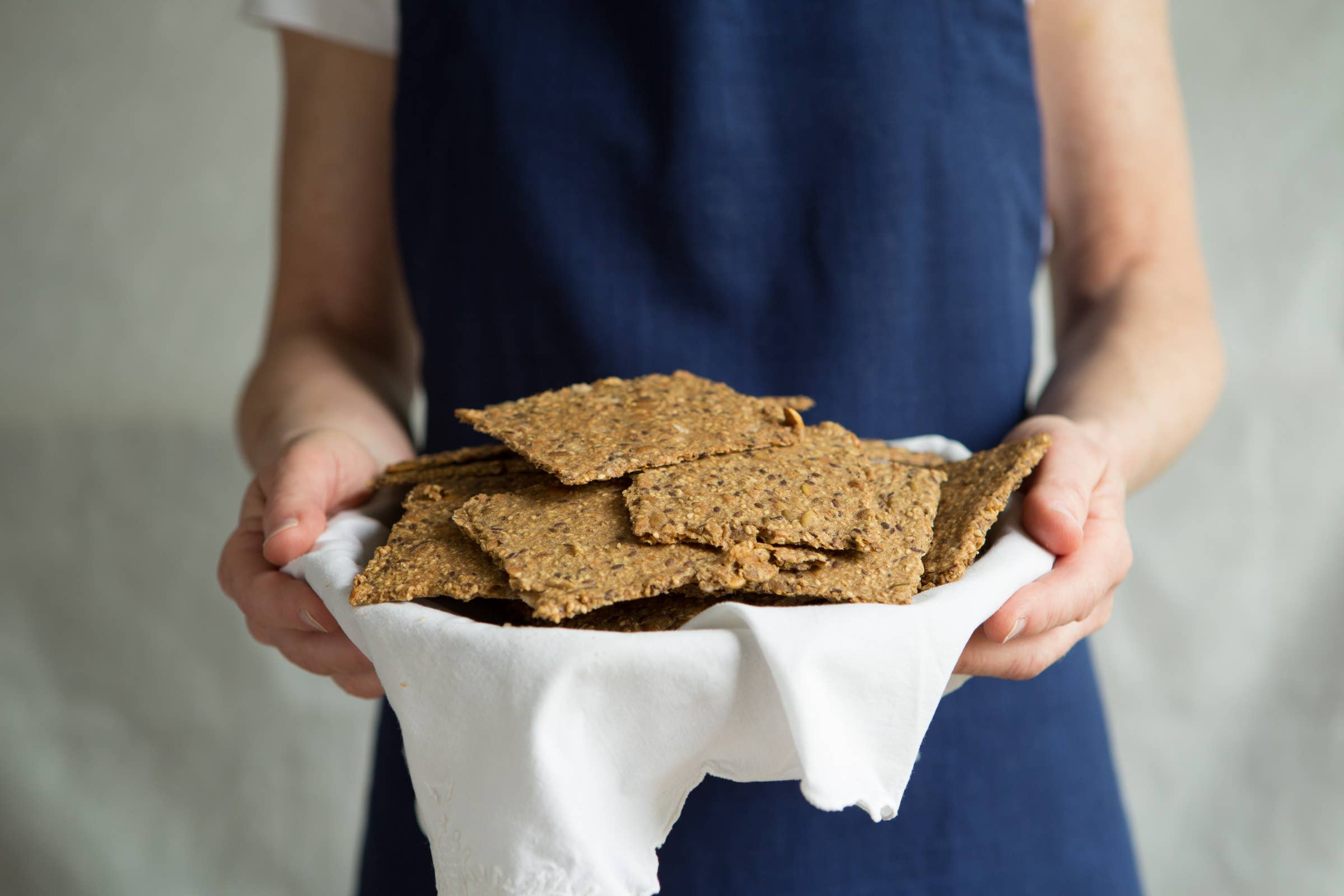 Norwegian Baked - Wholesale Crackers - Sea Salt Flakes Knekkebrød / Organic Vegan Crispbread10