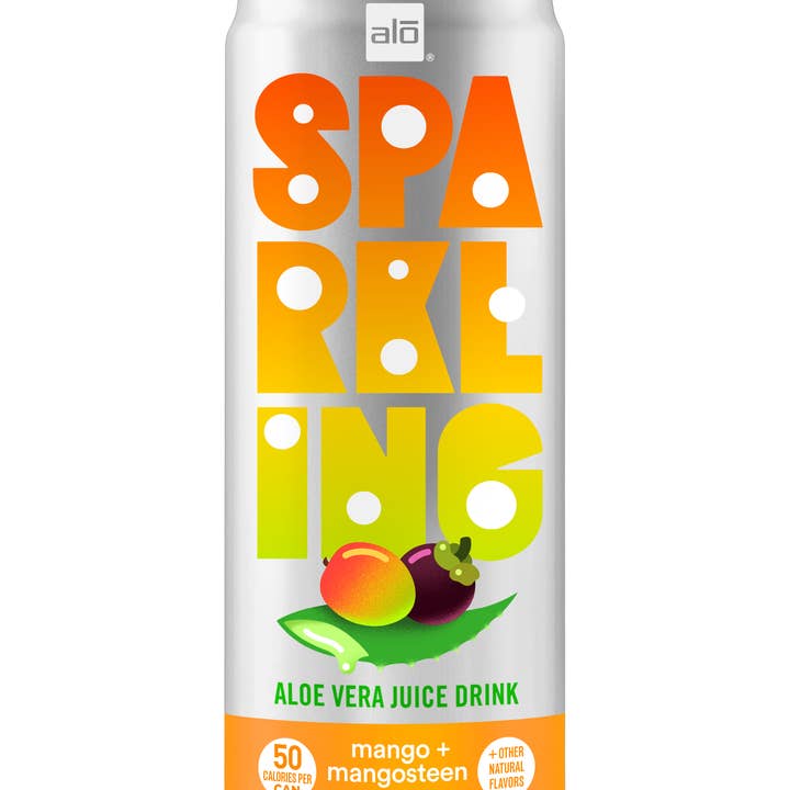 ALO Sparkling Mango & Mangosteen Carbonated Aloe Vera Juice Drink | 330ml Pack of 12 for wholesale by ALO drink