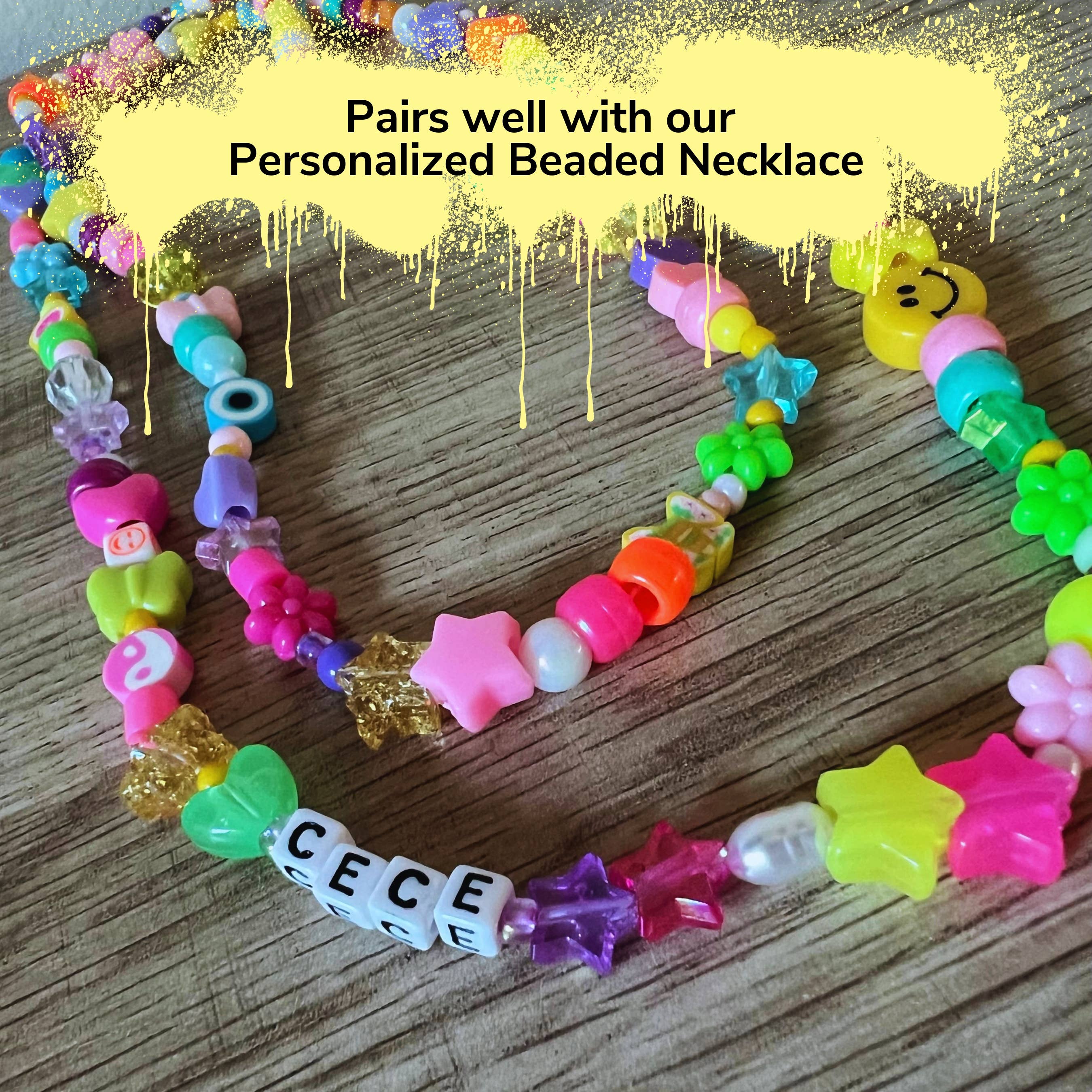 Wake and Make - Wholesale Kids Necklace - Kids - Kitschy Beaded Necklace4