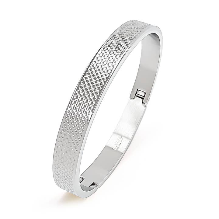 BG800W B.Tiff Simplicidade Cruz escotilha pulseira pulseira por atacado de B.Tiff