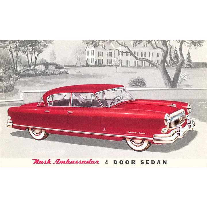 Found Image Press - Wholesale Stationery/Notecard Set - Greeting Card KE-10 Nash Ambassador Sedan