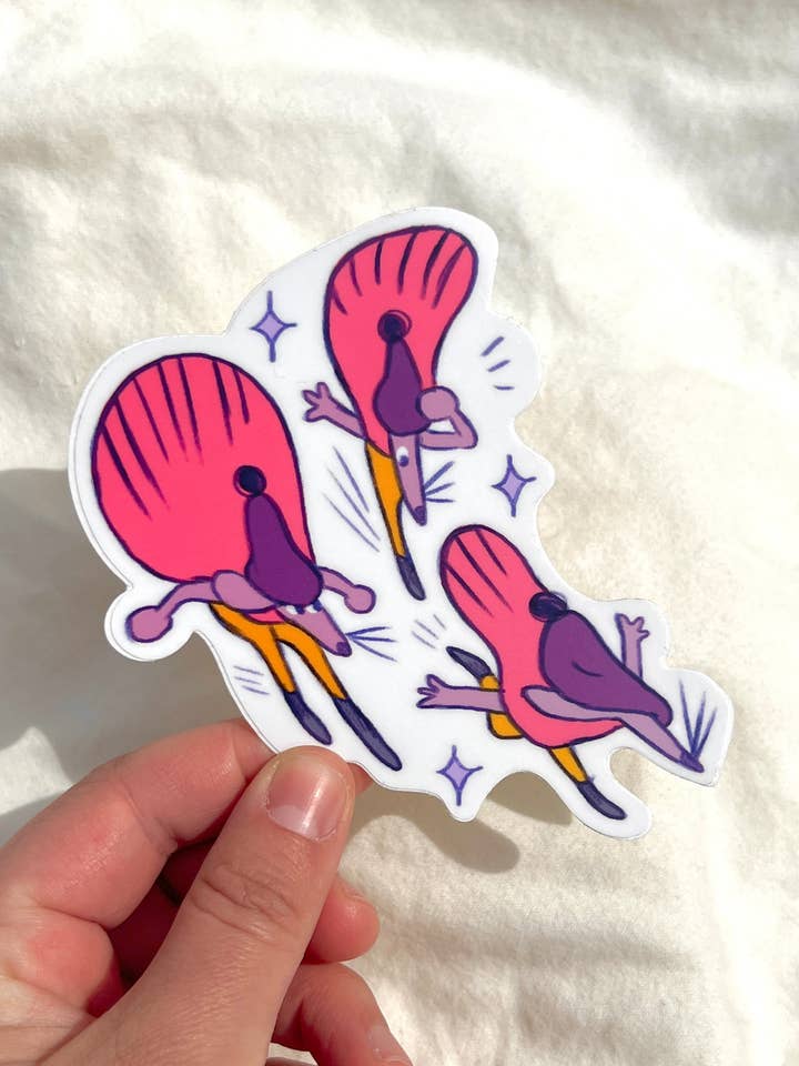 Magical Fairy Mice Sticker for wholesale by Natalie Andrewson