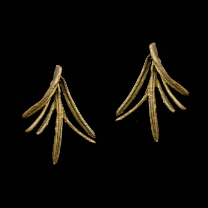 Petites boucles d'oreilles Herb Rosemary pour la vente par Michael Michaud