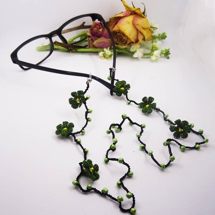 Meli Design – wholesale Snodd - Dam – Grön glasögon snodd1