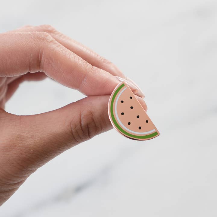 Copper multi Watermelon Pin for wholesale on Faire1