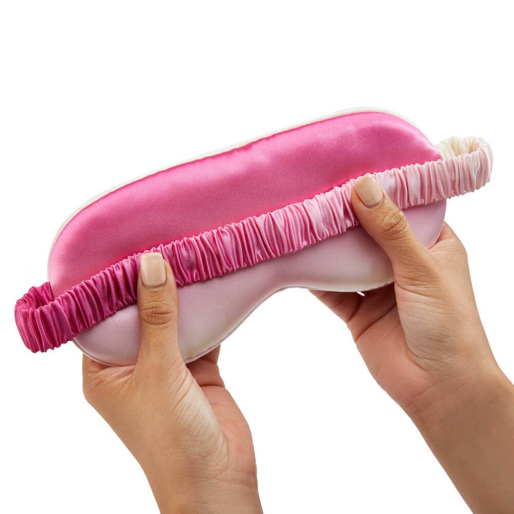 Blissy - Vente Masque de nuit - Masque de sommeil - Pink Ombre6