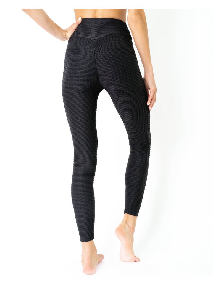 Lenawee Moda - Wholesale Athletic/Lounge Leggings - Women's - Bentley Leggings - Black12