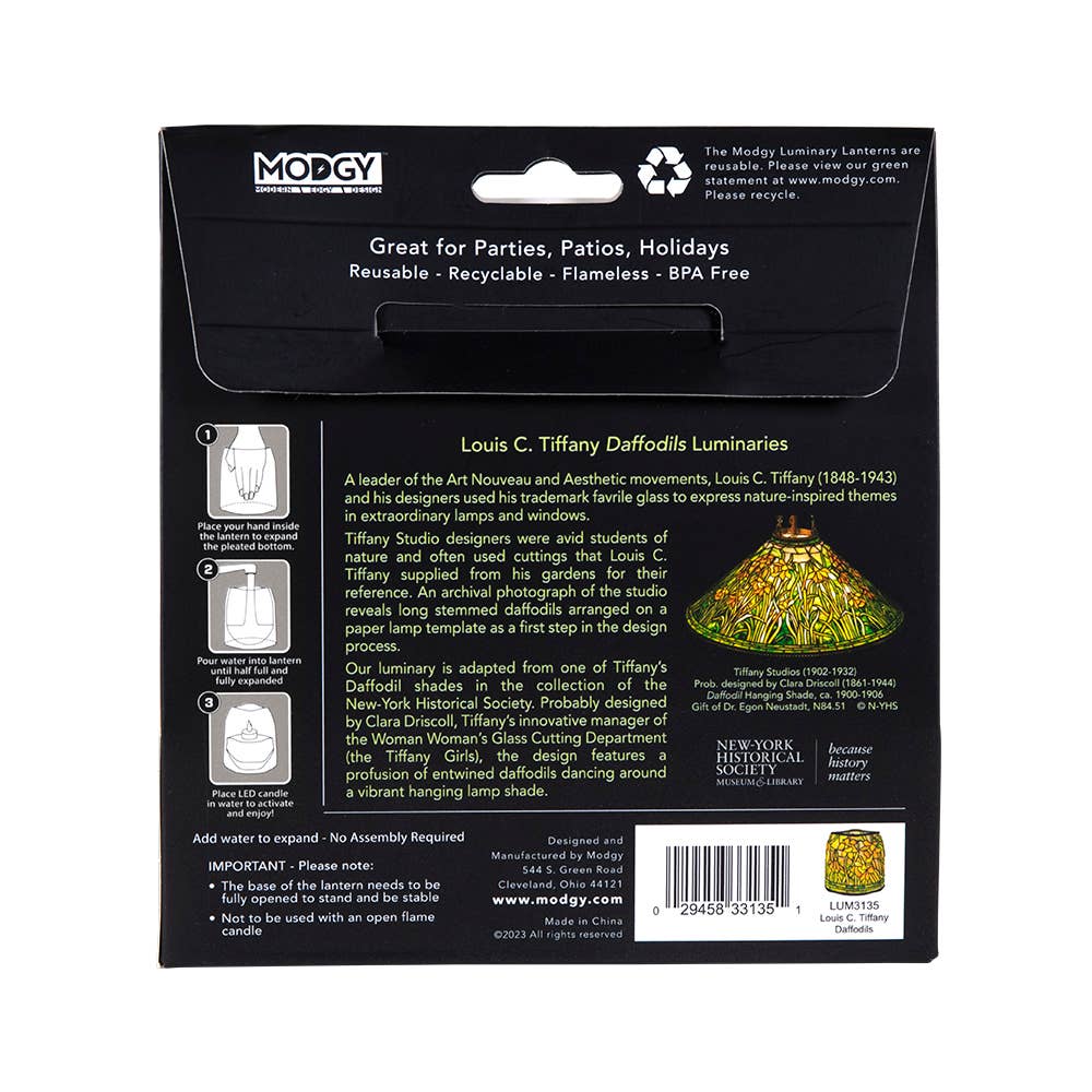 Modgy - Wholesale Lantern - Luminary Lantern - Louis C. Tiffany Daffodils4
