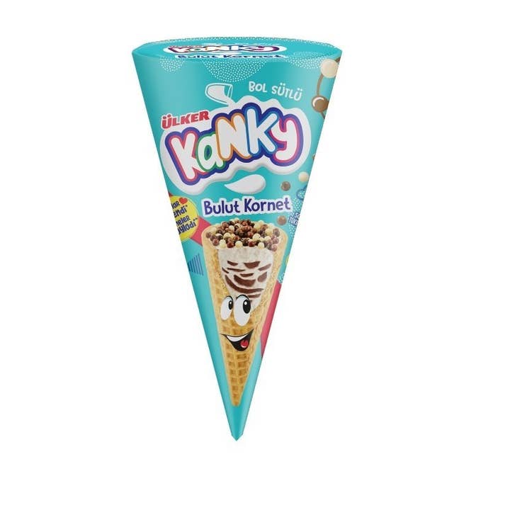 Ulker Kanky Milk Chocolate Filled Cones 100g Turkish Halal for wholesale by Aladdin