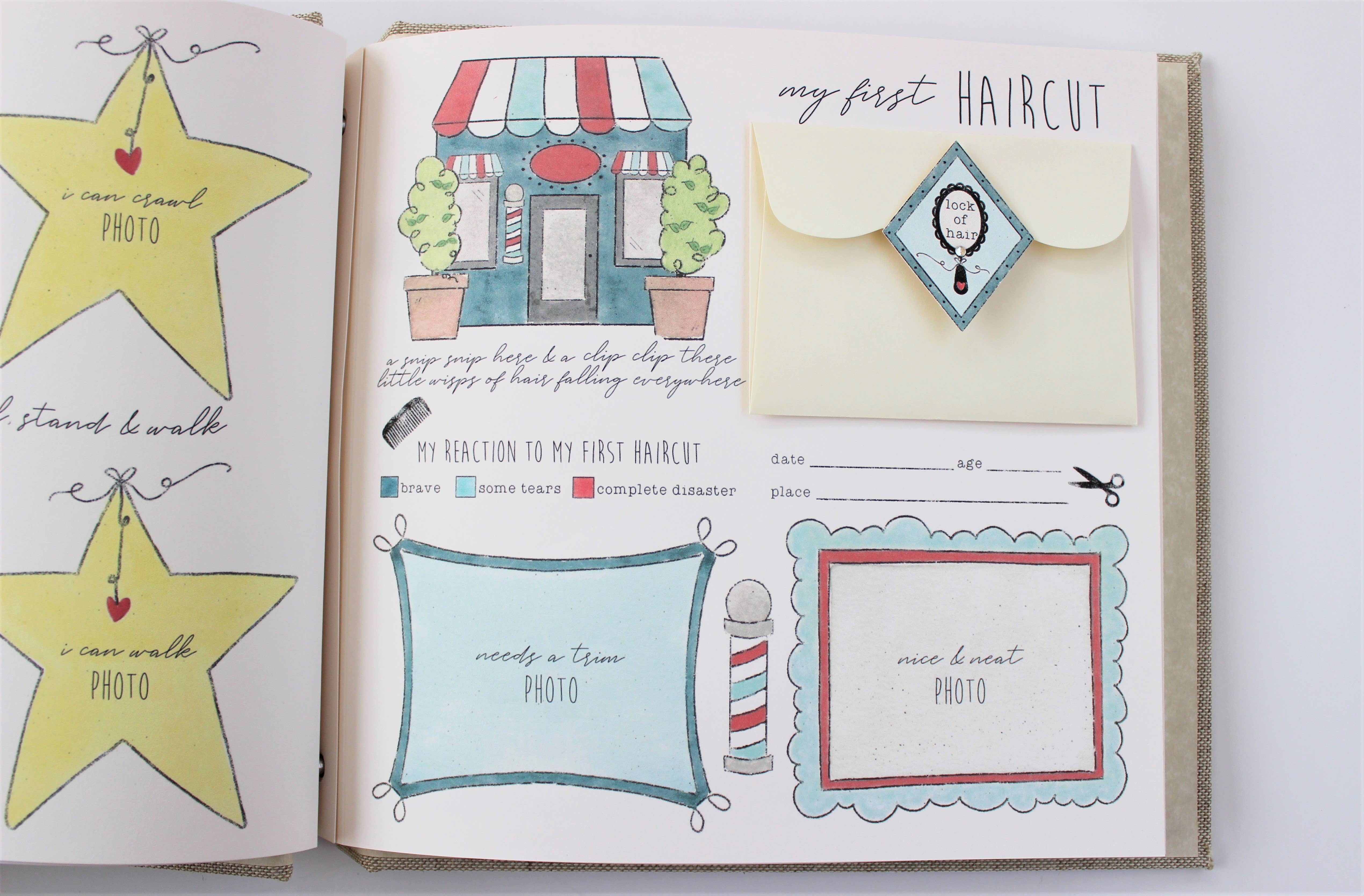 Hugs and Kisses XO - Wholesale Memory Book - Kids & Baby - Dream (Blue) Baby Memory Book10