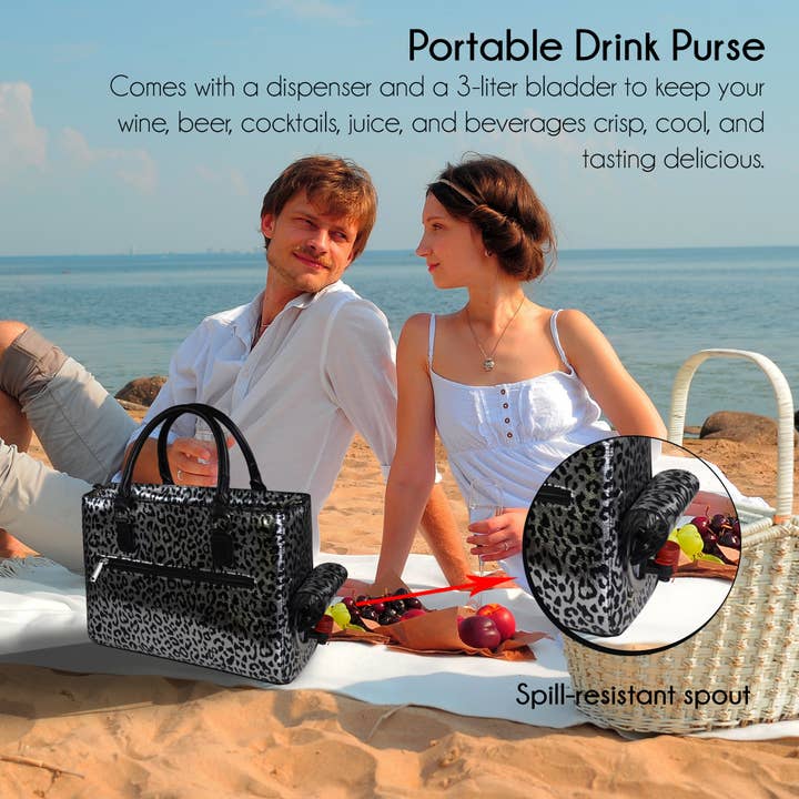 Primeware Inc. â wholesale Vinkasse â Drink handvĂ€ska | Vin handvĂ€ska Safari Design6