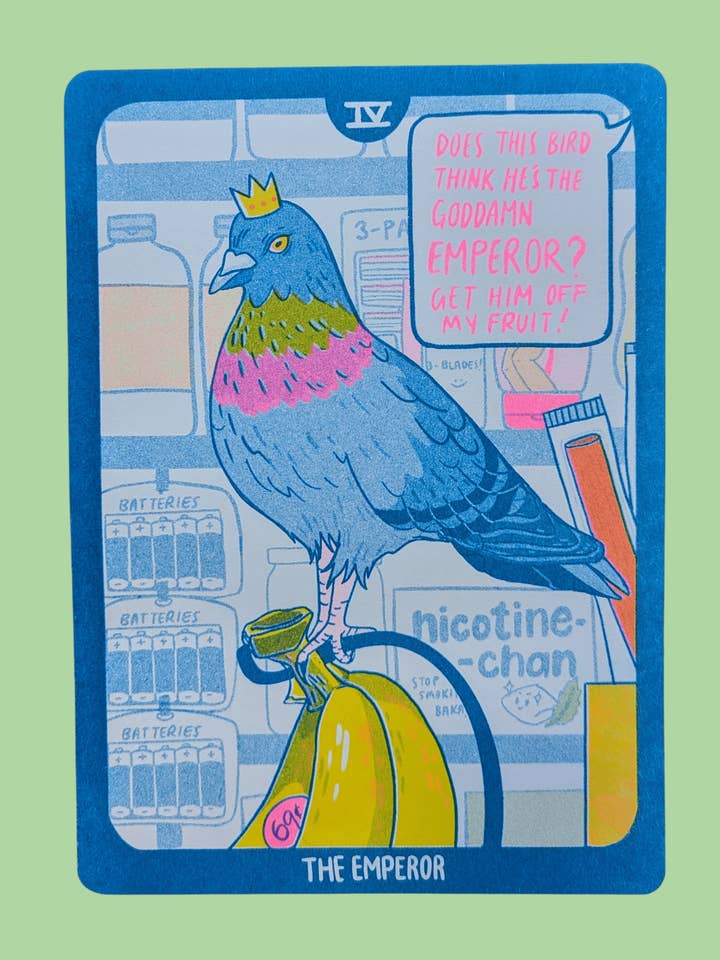 Emperor Postcard Print | 5"x7" for wholesale by Christina Hu