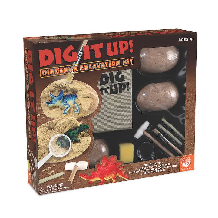 MindWare & Peaceable Kingdom - Wholesale Toy Set - Kids - Dig It Up!: Excavation: Dinosaur Kit