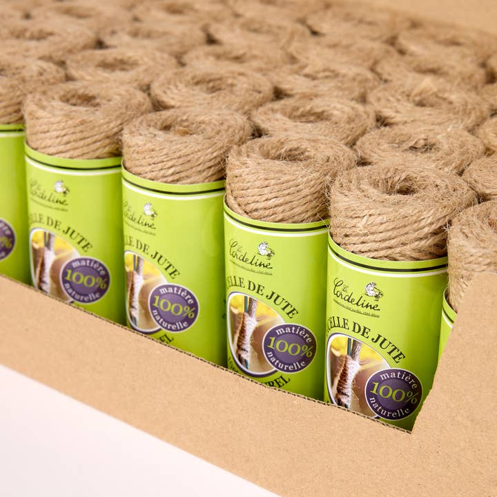 La Cordeline - Wholesale Twine - 1.5mm 50m Natural Jute Twine1