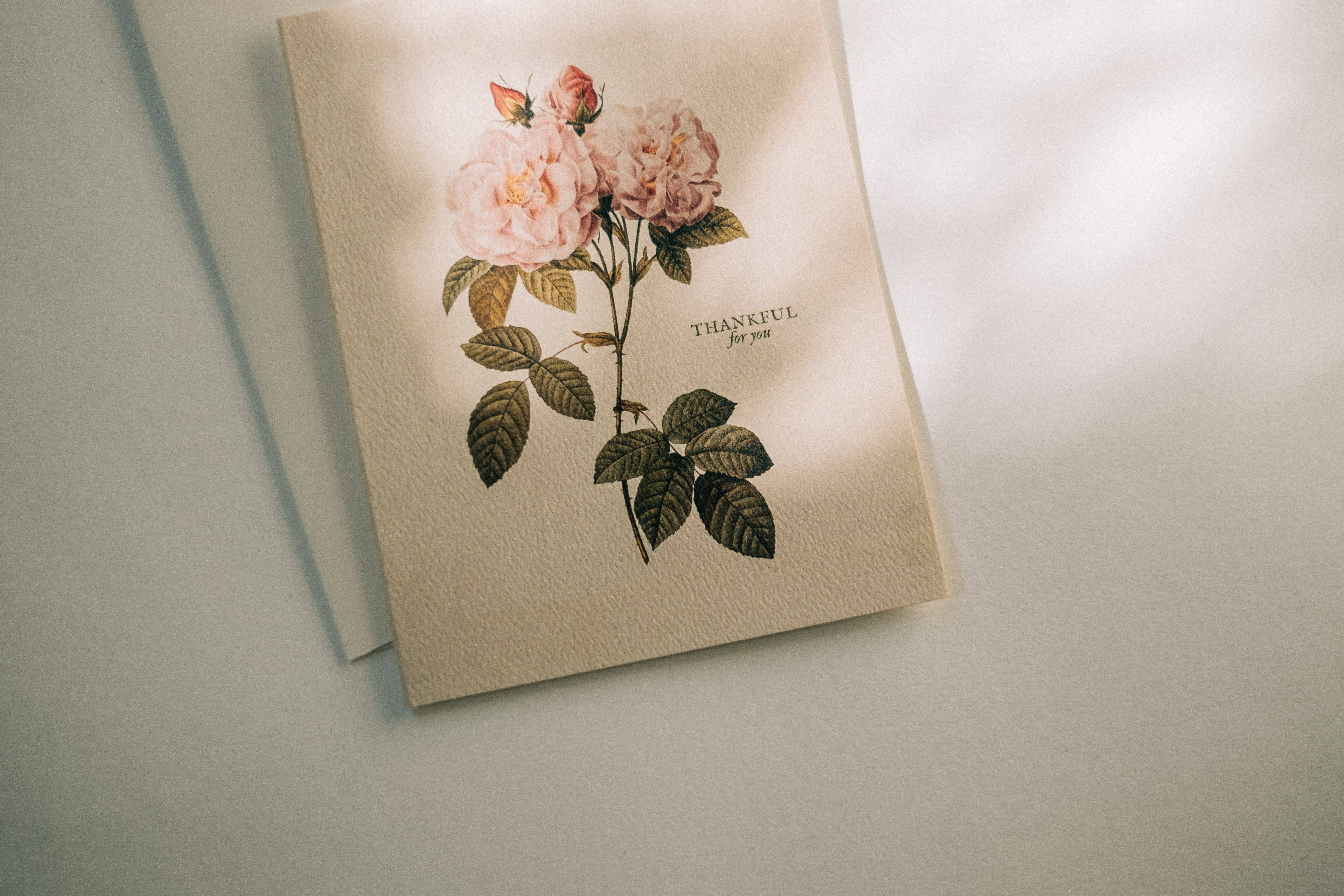 These Stones - Wholesale Stationery/Notecard Set - Thankful For You Floral Note Card Set3