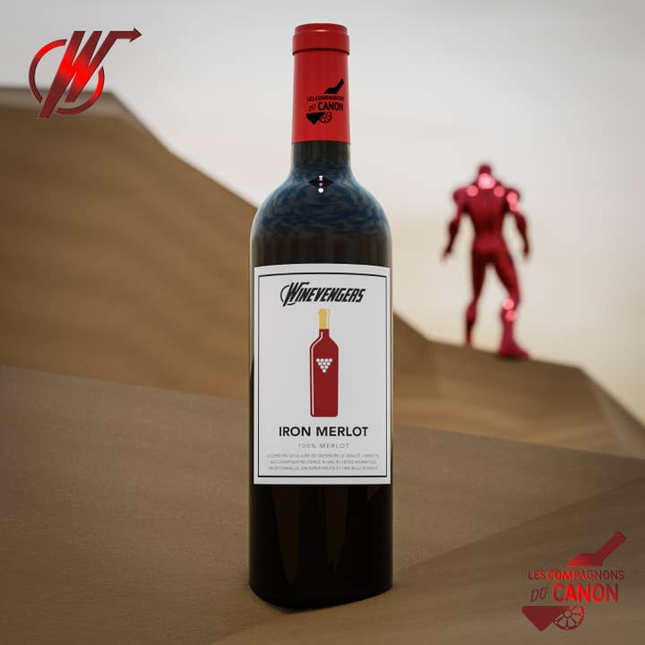Les Compagnons du Canon - Wholesale Red Wine - Iron Merlot 20192