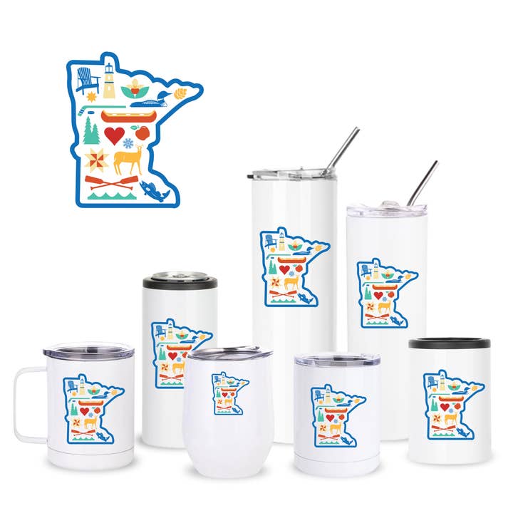 MN Love State Isoleret Drikkegrej for engroshandel hos Creative Compass