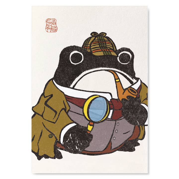 SHERLOCK FROG: Japanese Art Print for wholesale by Ezen Trade