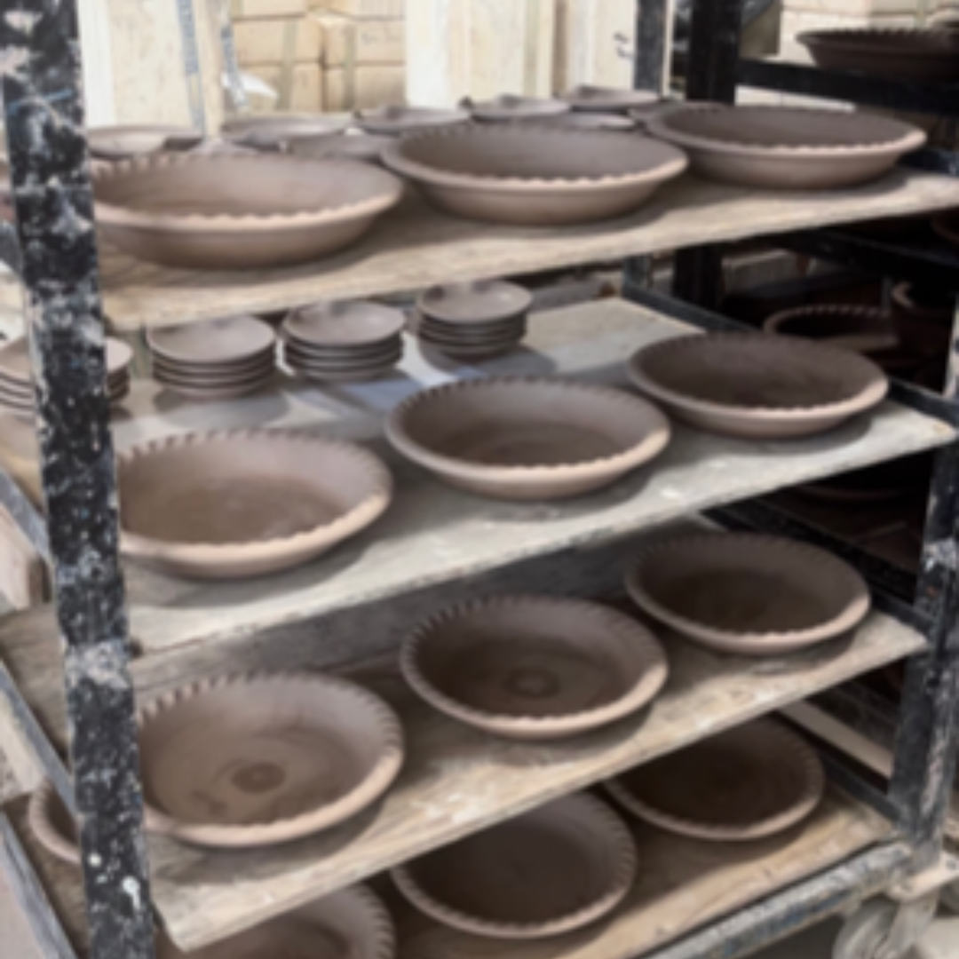 Rowe Pottery - Vente Assiette - Assiette à tarte - Wildflower2