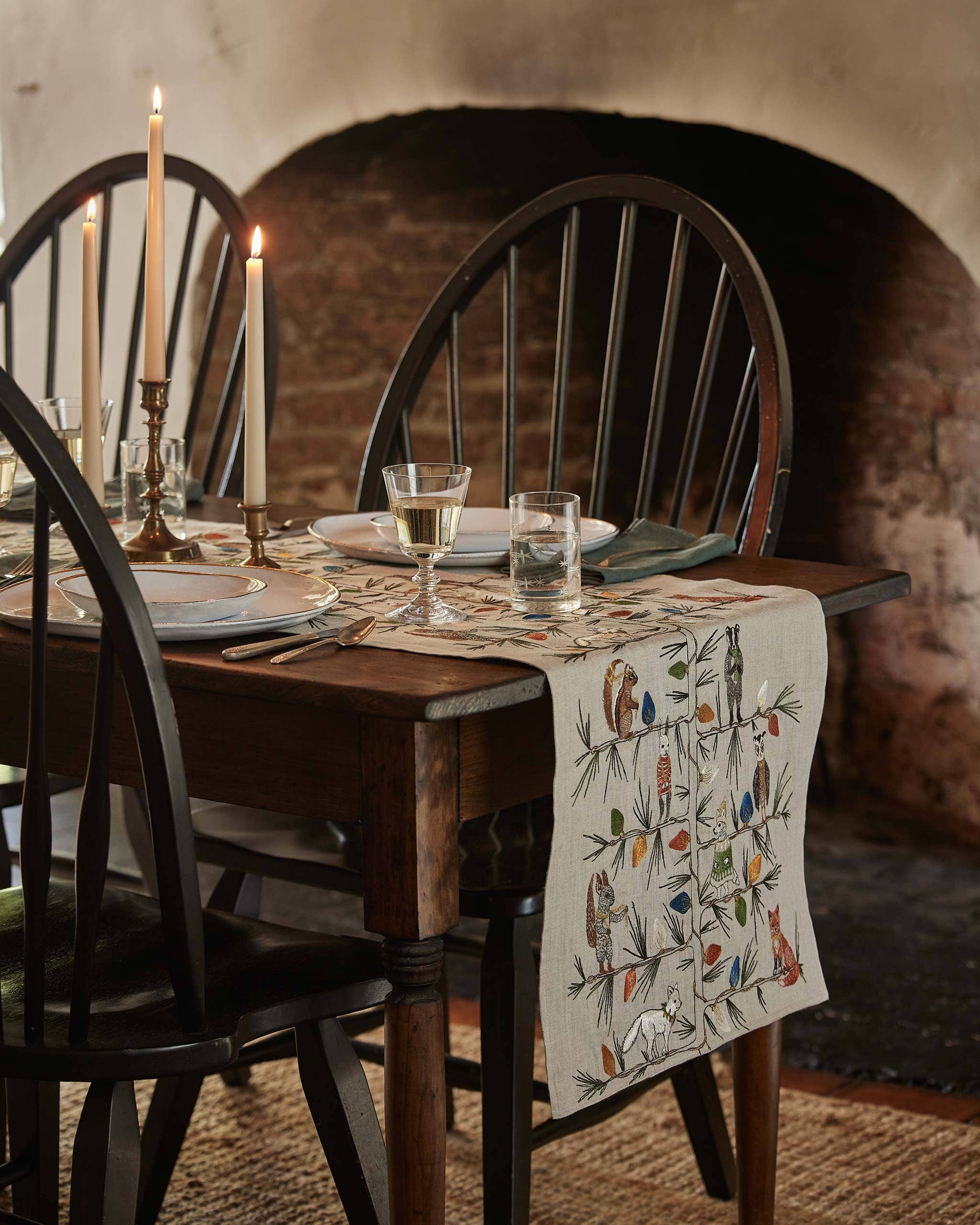 Coral & Tusk - Vente Chemins de table - Chemin de table pour coupe-sapin de Noël4