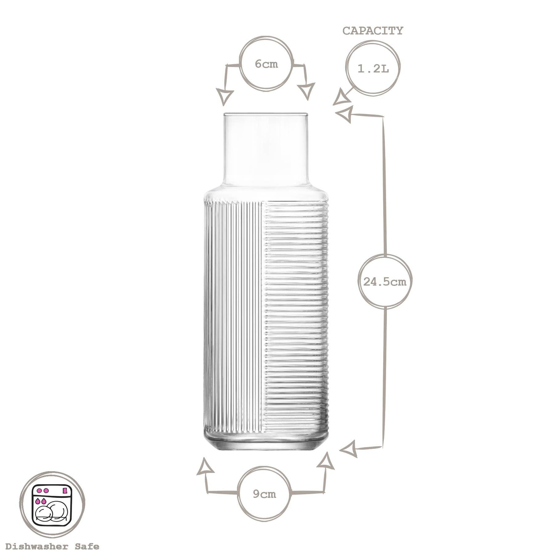 Rinkit Ltd - Wholesale Carafe - 1.2L Helen Glass Carafe4