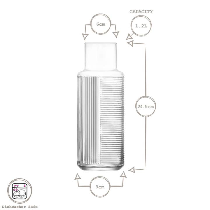 Rinkit Ltd - Wholesale Carafe - 1.2L Helen Glass Carafe4