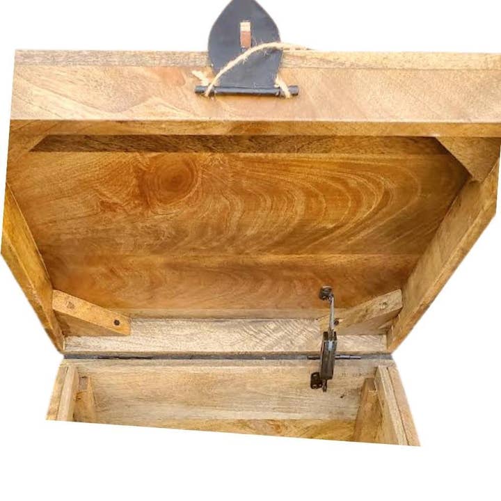 LOOMLAN - Wholesale Storage Bin - Square Rustic Storage Cube Trunk Farmhouse Jameson5