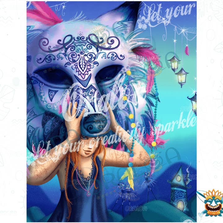 Maschera de loup per la vendita all'ingrosso da parte di Oraloa