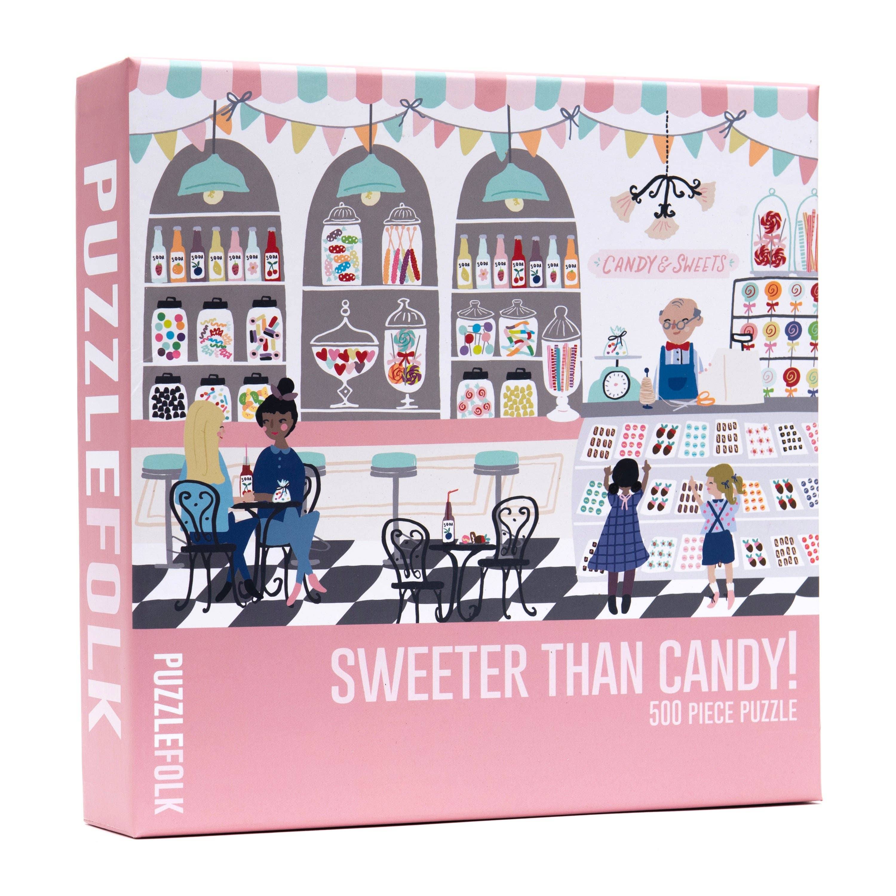 Puzzlefolk - Vente Puzzle – adulte - Plus doux que des bonbons ! Puzzle de 500 pièces - Boutique de bonbons2