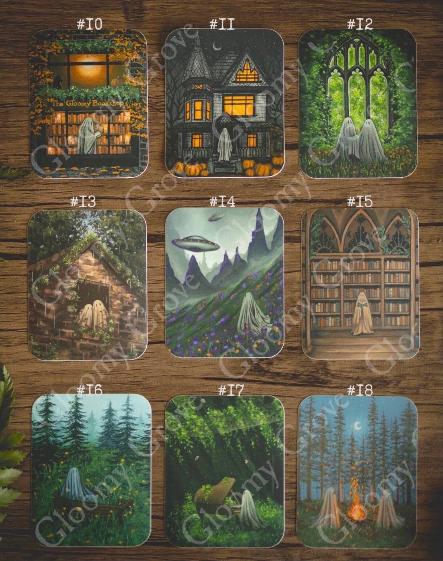 Gloomy Grove - Wholesale Sticker - Ghost Stickers1