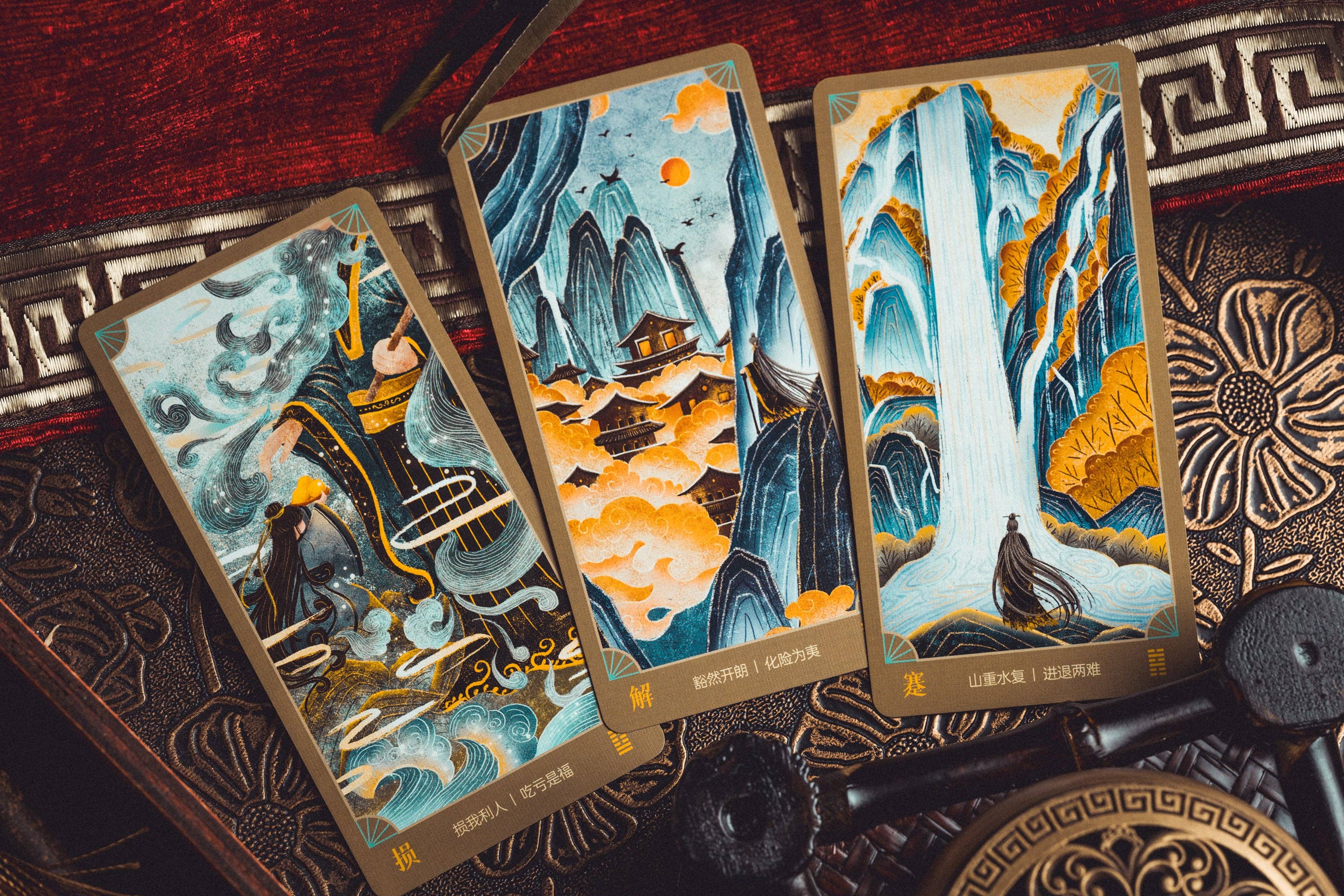 Vermilion Collection - Wholesale Tarot Cards - Cosmic Law Chinese Oracle14