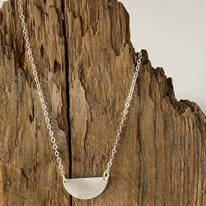N226 - Half Moon Necklace for wholesale by Blueberry Jewelry
