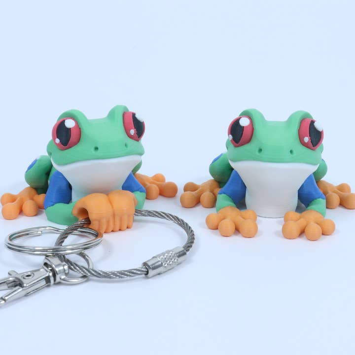 Fidget Friends Tree Frog – 3D Printed Toy or Keychain for wholesale by MrSpinner