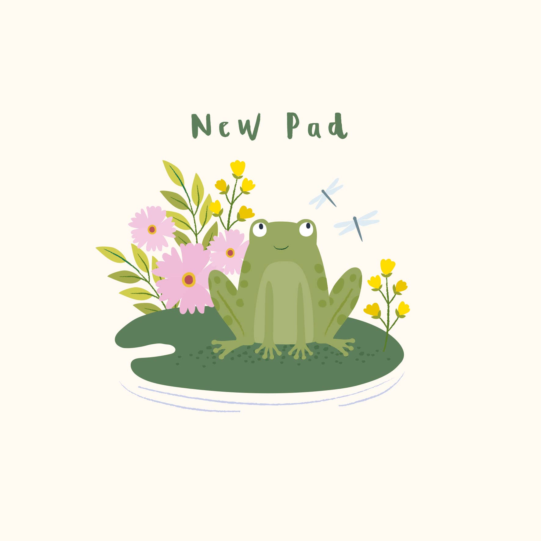 Klara Hawkins - Wholesale Congratulations Card - New Pad Frog New Home card2