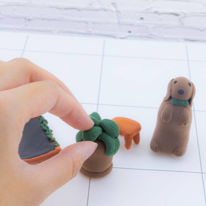 Luna Office Supply -  Everyday Essential - Wholesale Clay - Air Dry Modeling Clay 6 Natural/Earth Color 0.5 Oz.4