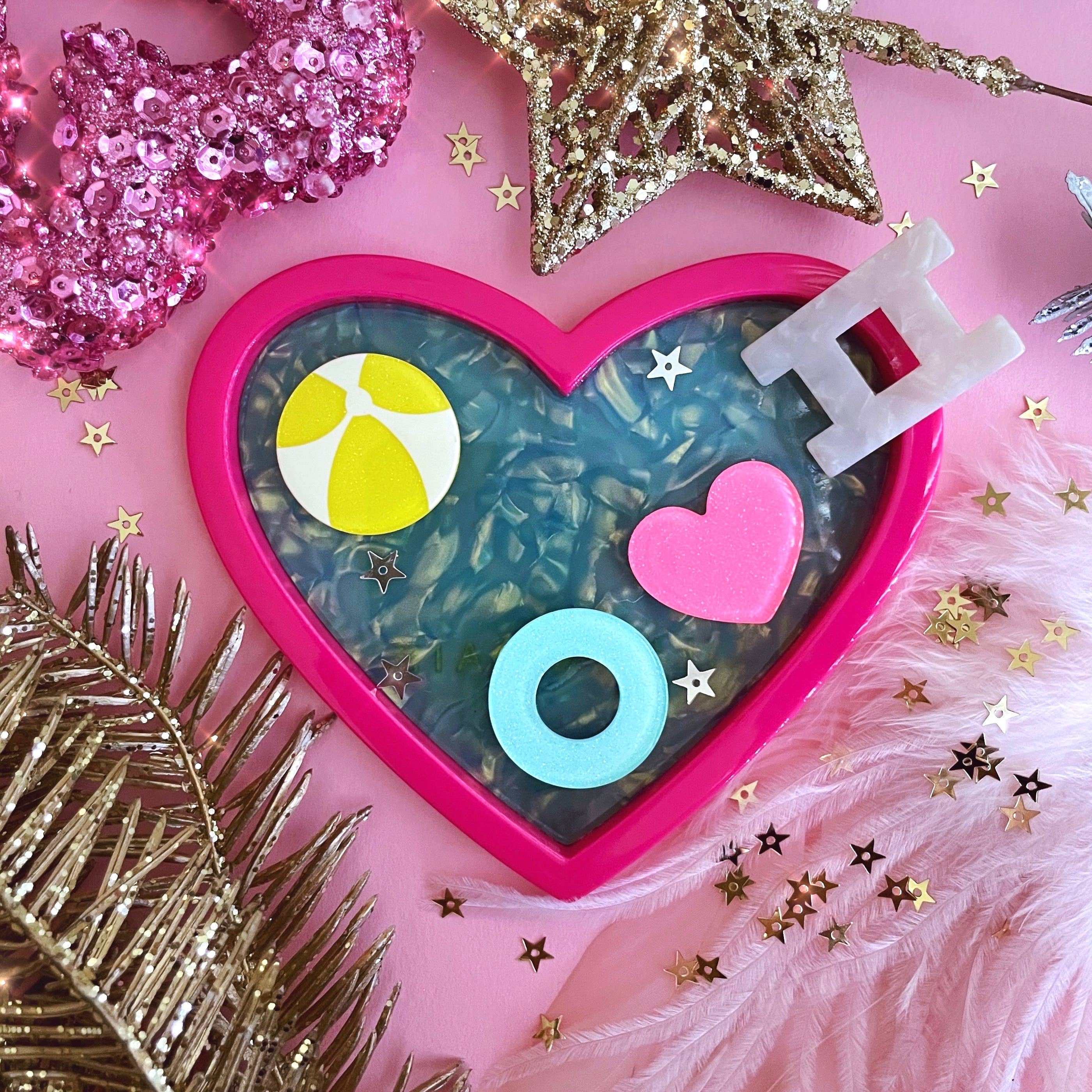 Lilly Baik - Wholesale Jewelry Dish - Dream Pool Heart-Shaped Jewelry Dish