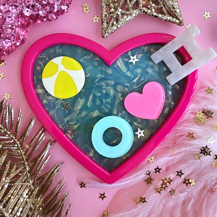 Lilly Baik - Wholesale Jewelry Dish - Dream Pool Heart-Shaped Jewelry Dish0