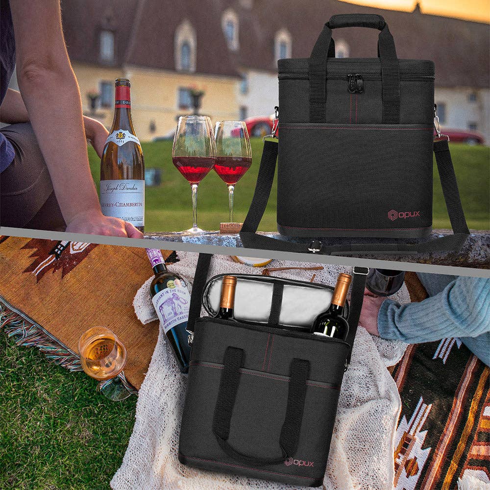OPUX - Wholesale Wine Tote - 3 Bottle Wine Carrier Bag19