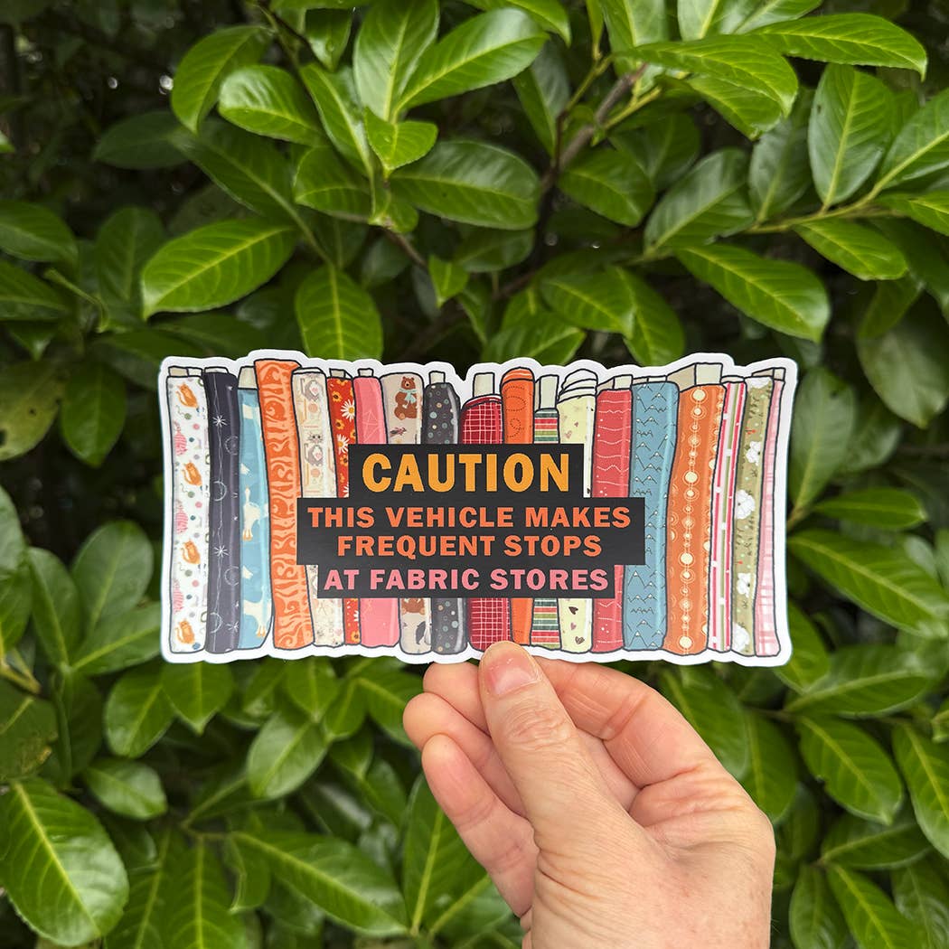 Kerrie Hubbard Design - Wholesale Sticker - SW-Frequently Stops for Fabric