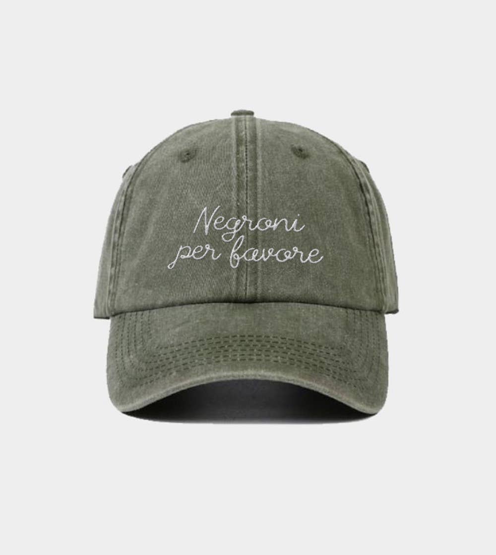 Juste un t-shirt - Wholesale Baseball Cap - Unisex - Embroidered Cap - Negroni per Favore3
