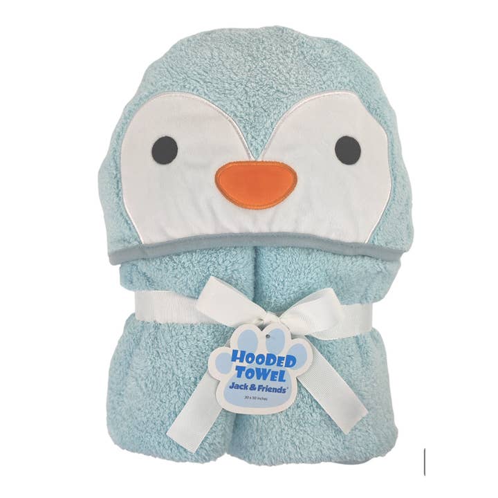 Penguin Hooded Blanket / Towel for wholesale by One & Only Creations, Inc. - Jack & Friends
