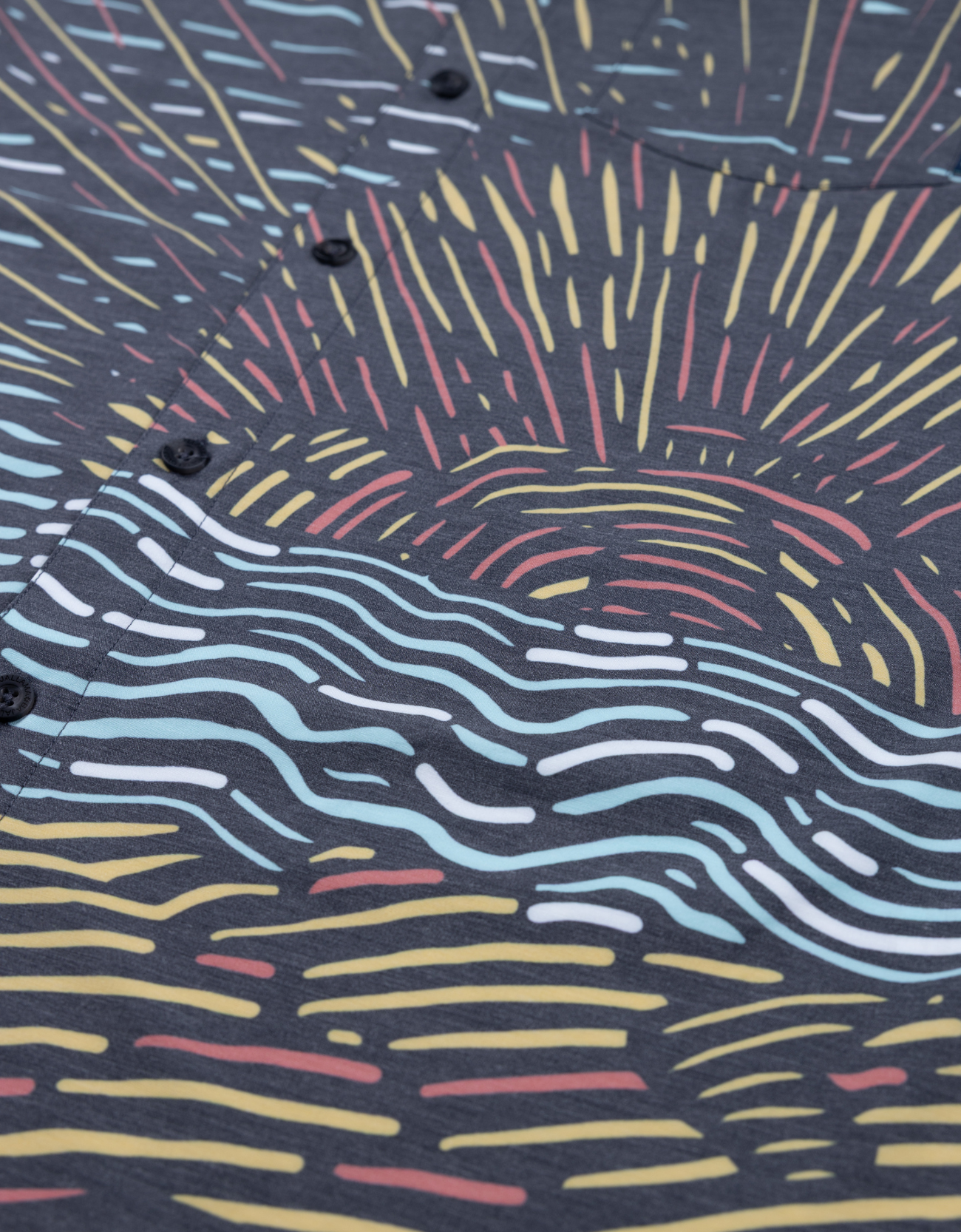 Baja Llama - Vente Chemise à col boutonné – homme - NOIR ÉCLATANT - CHEMISE VAGABOND™1