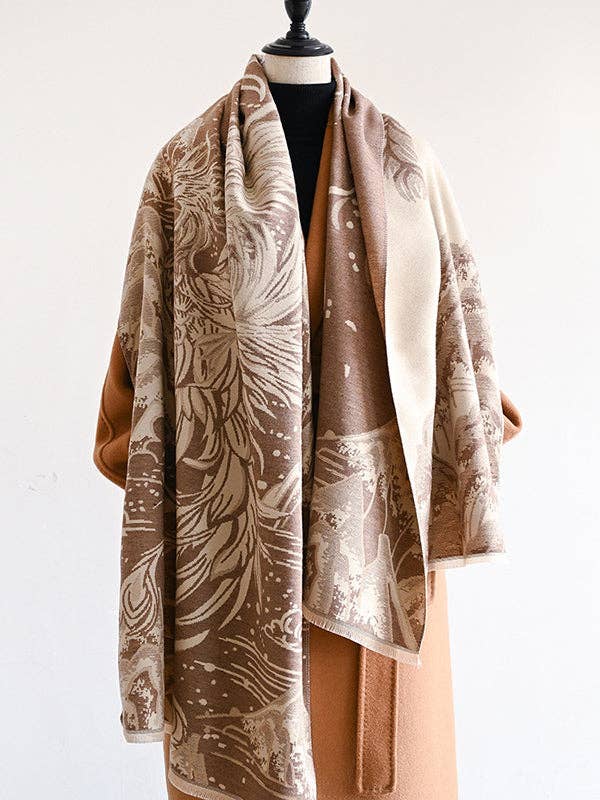 VividLux - Wholesale Sjaal - Dames - Jacquard sjaal en sjaal voor kettingbreiwerk4