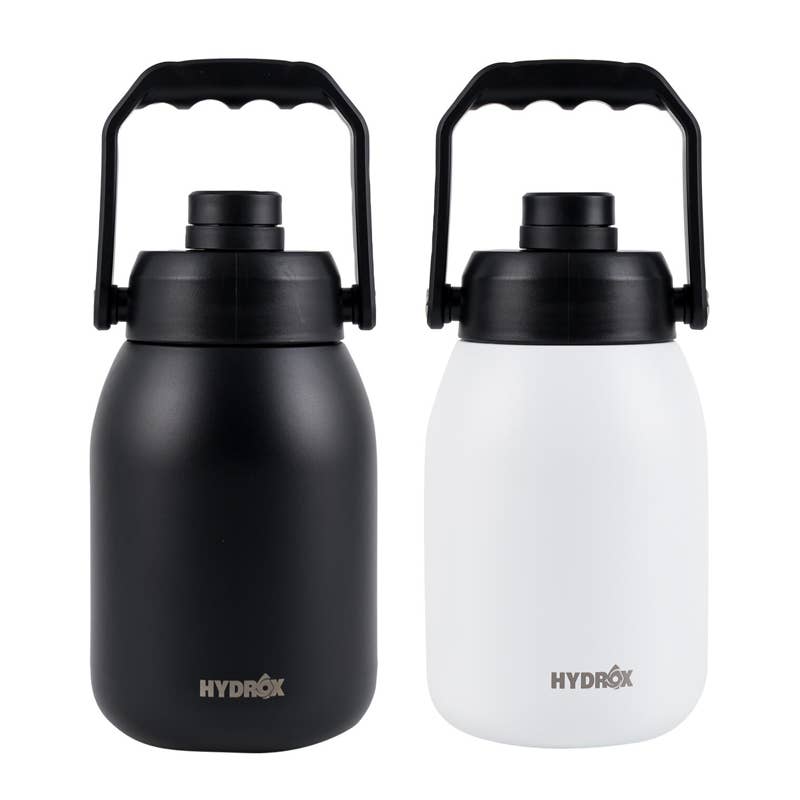 Deluxe Import Trading – wholesale Water bottle – Stainless Steel Vacuum Flask with Handle - 54oz - 2 Colors0