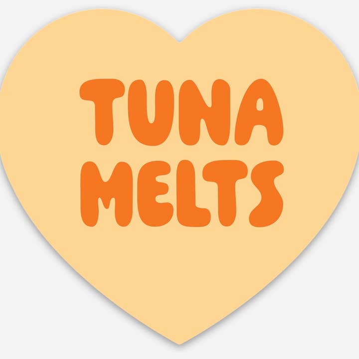 Autocollant "Tuna Melts Heart" // cadeaux pour cuisiniers gourmands chef traiteur pour la vente par The Silver Spider