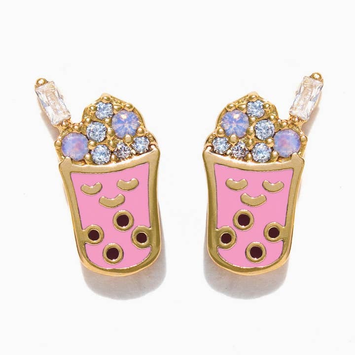 Bubble Tea Studs for wholesale by Girls Crew