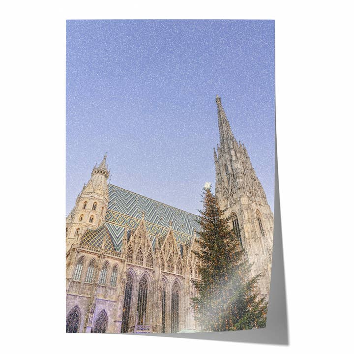 Jul vid Sankt Stefansdomen | Konstfotografiutskrift för wholesale av Natasha Riha Photography