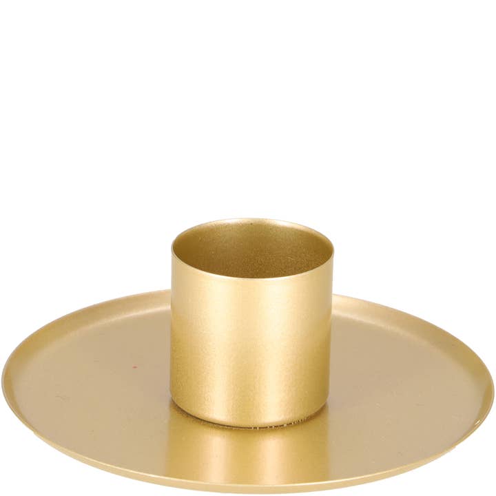 Portacandele Luan in metallo, diametro 38 mm, oro, per 1 set per la vendita all'ingrosso da parte di Vosteen
