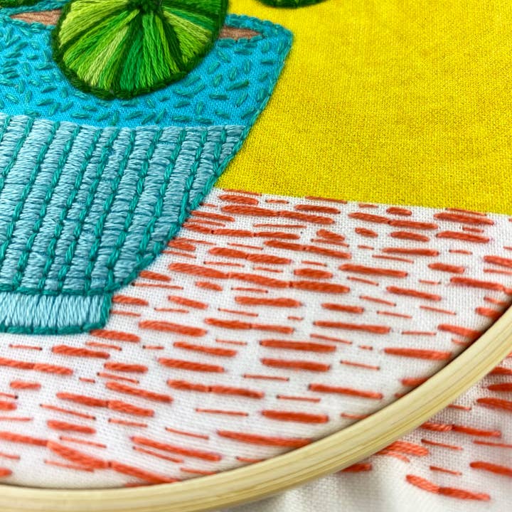 Keller Design Co. - Wholesale Craft Sewing Kit - Pilea Plant Embroidery Kit3