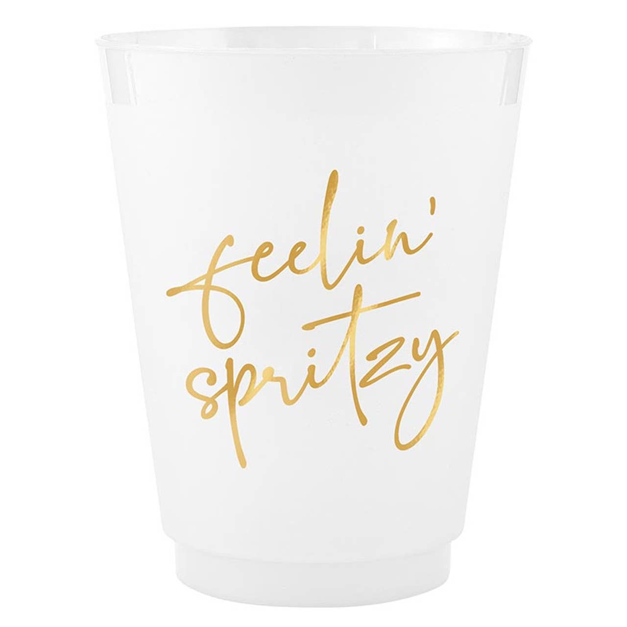 Santa Barbara Design Studio by Creative Brands - Wholesale Disposable Cup - Gold Foil Frost Cup - Feelin' Spritzy - Set of 83